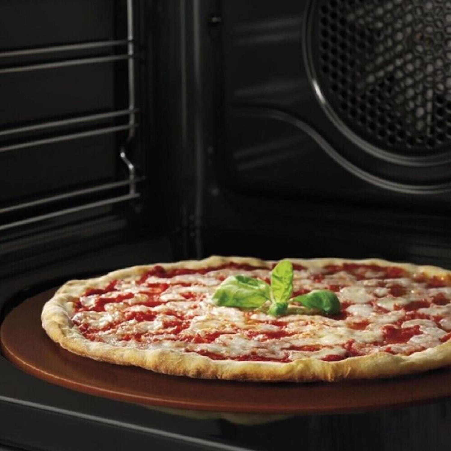 Piastra Pietra refrattaria Tonda Pizza per Forno SMEG 305690433, Prodotto Compatibile