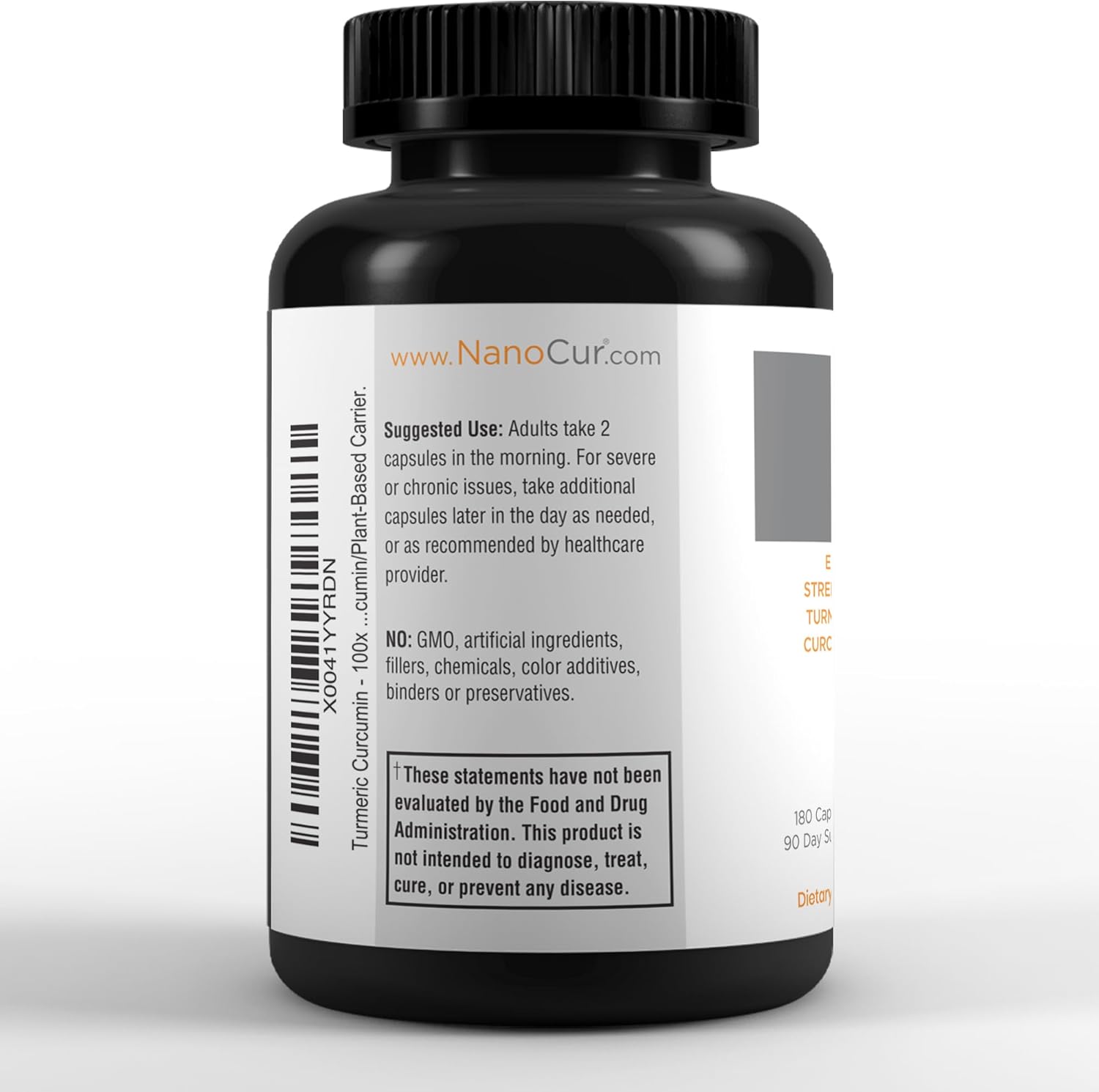 Turmeric Curcumin - 100x More Active Than Turmeric, 170% More Active Than Curcumin + Black Pepper Extract. Joint Support, Relief, and Energy You’ll Feel. Organic Curcumin/Plant-Based Carrier. - Image 4