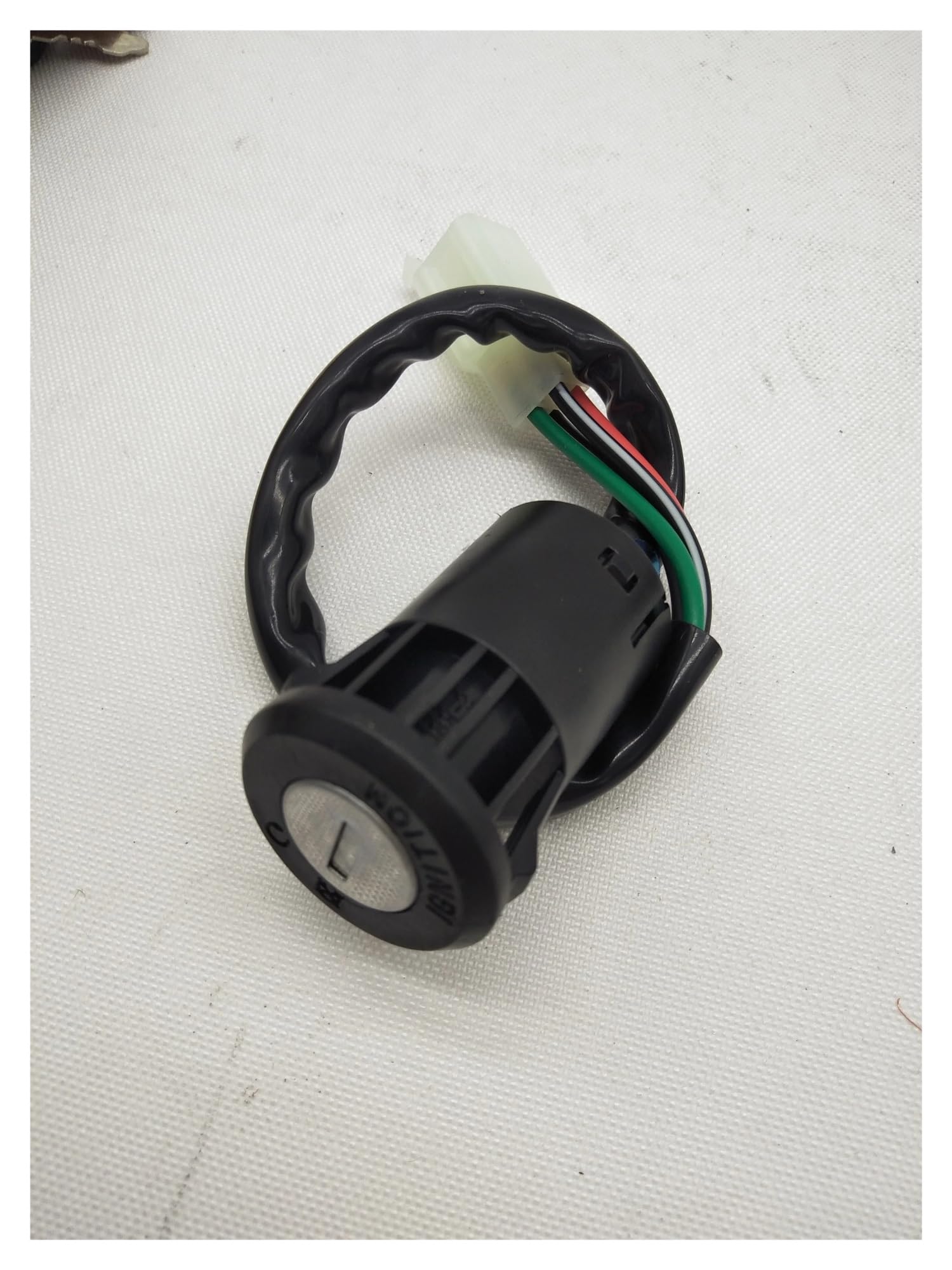 Cerradura Encendido Para CG125 CG 125 ZJ125 Enchufe Hembra Interruptor Encendido 4 Cables Para Motocicleta Bloqueo + Tapa Tanque Combustible + Juego Bloqueo Dirección