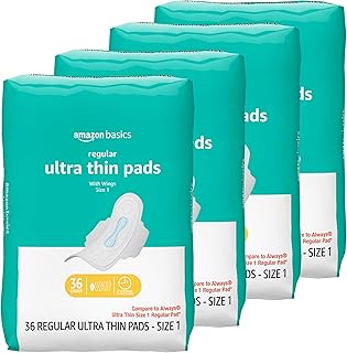 Amazon Ultra Thin Absorbency Pads with Wings