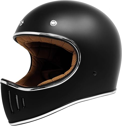 GDM Rebel - Casco de moto vintage retro