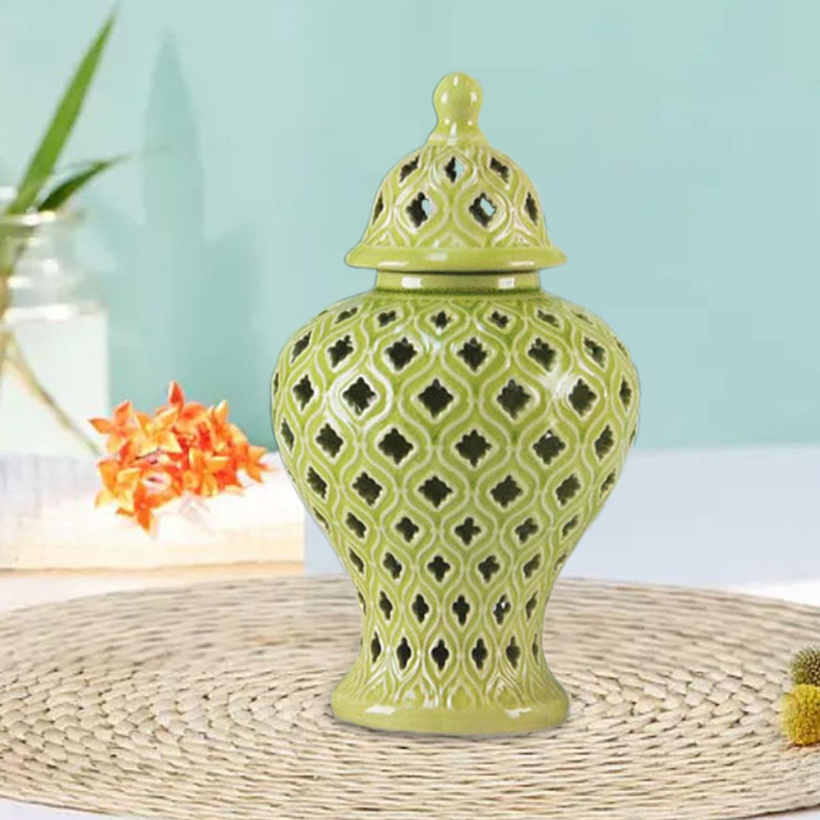 Amazon.co.jp: Qialexicon 美しい陶器花器 ジャー テーブル