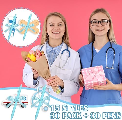 Miniatura 7 de 30 juegos de bloc de notas para enfermera con bolígrafo, mini divertido para enfermeras, regalos para enfermeras, regalos de enfermería, artículos
