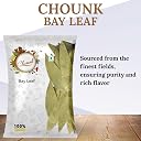 Chounk Tej Patta Leaves - 100g | Whole Tez Patta | Bayleaf | Dried Bay Leaves with No Added Preservatives | Premium Tejpatta Spice for Everyday Cooking gallery image