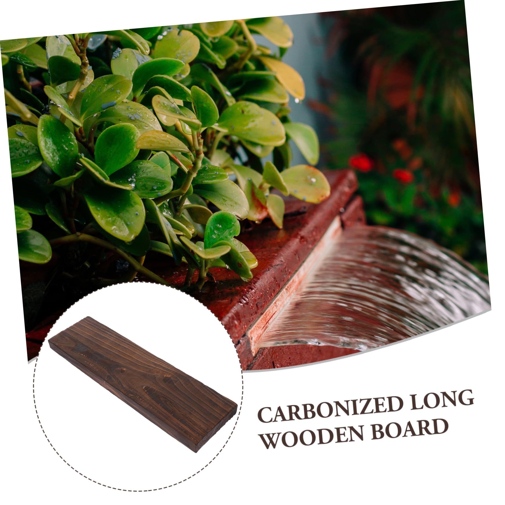 ABOOFAN Wood Board for Aquarium Natural Wood Board Decor Fish Tank Landscape Aquatic Scene Accessory