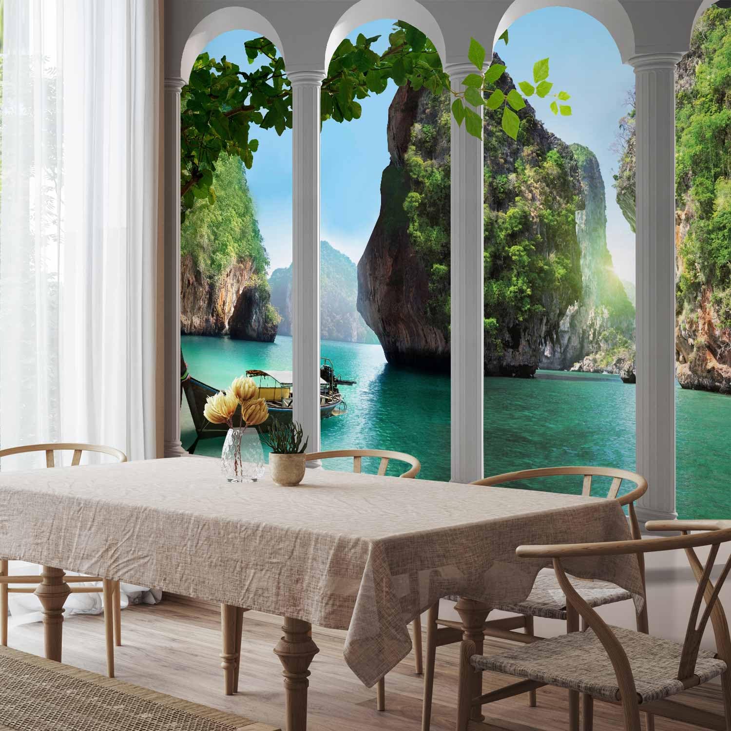 murando Fotomurales 300x210 cm XXL Papel pintado tejido no tejido Decoración de Pared decorativos Murales moderna de Diseno Fotográfico - Naturaleza Paisaje Mar 10110903-13