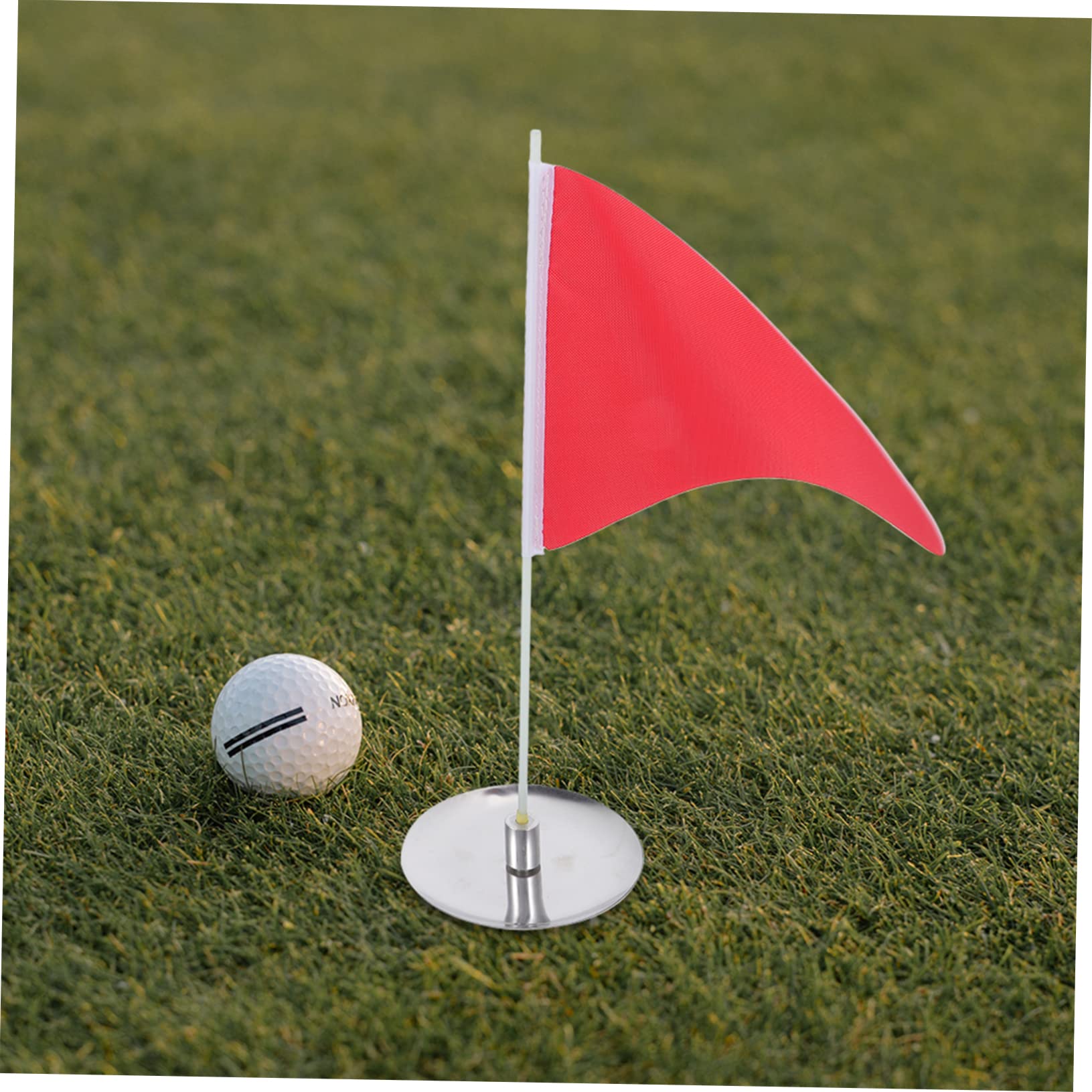 Ensemble Drapeau De Golf Portable Avec Tasse De Trou - Accessoires De Pratique De Golf Léger Et Compact Pour Améliorer La Précision De Putting