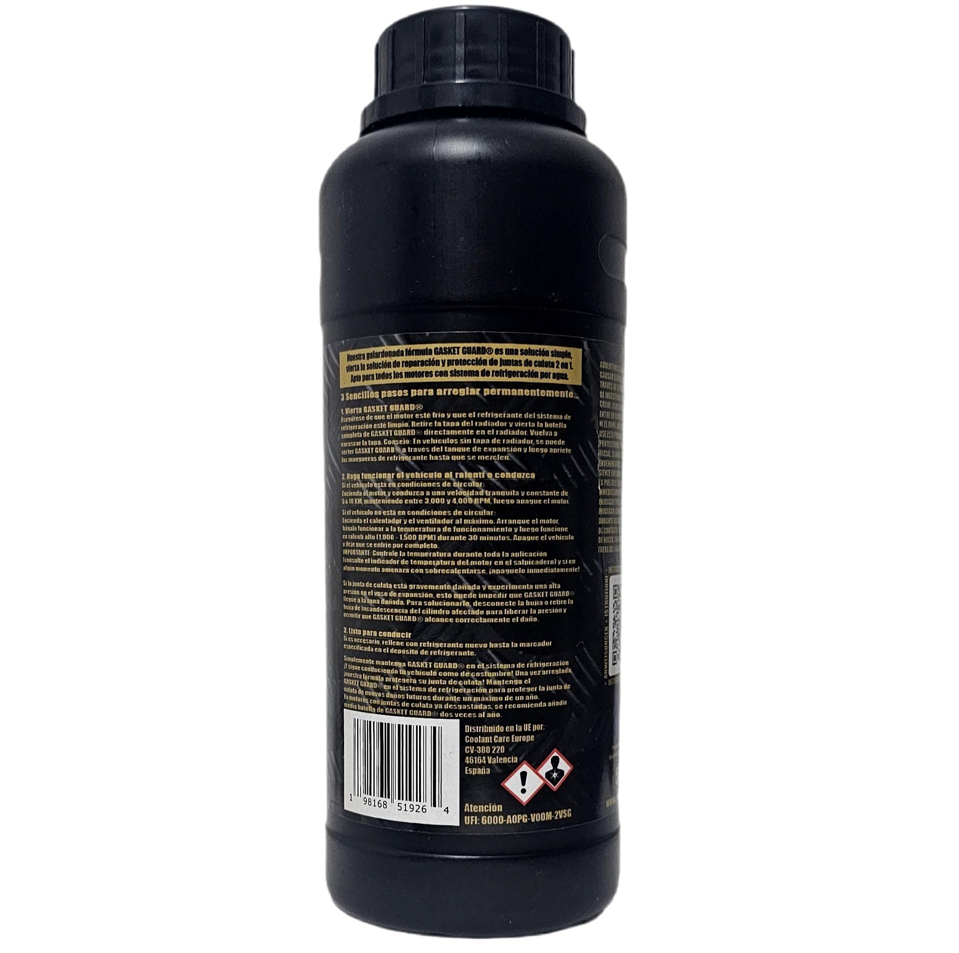 Sellador de Juntas de Culata de Alta Resistencia, Repara y Protege contra Fugas de Motor, Compatible con Motores Diésel y Gasolina - 500ml