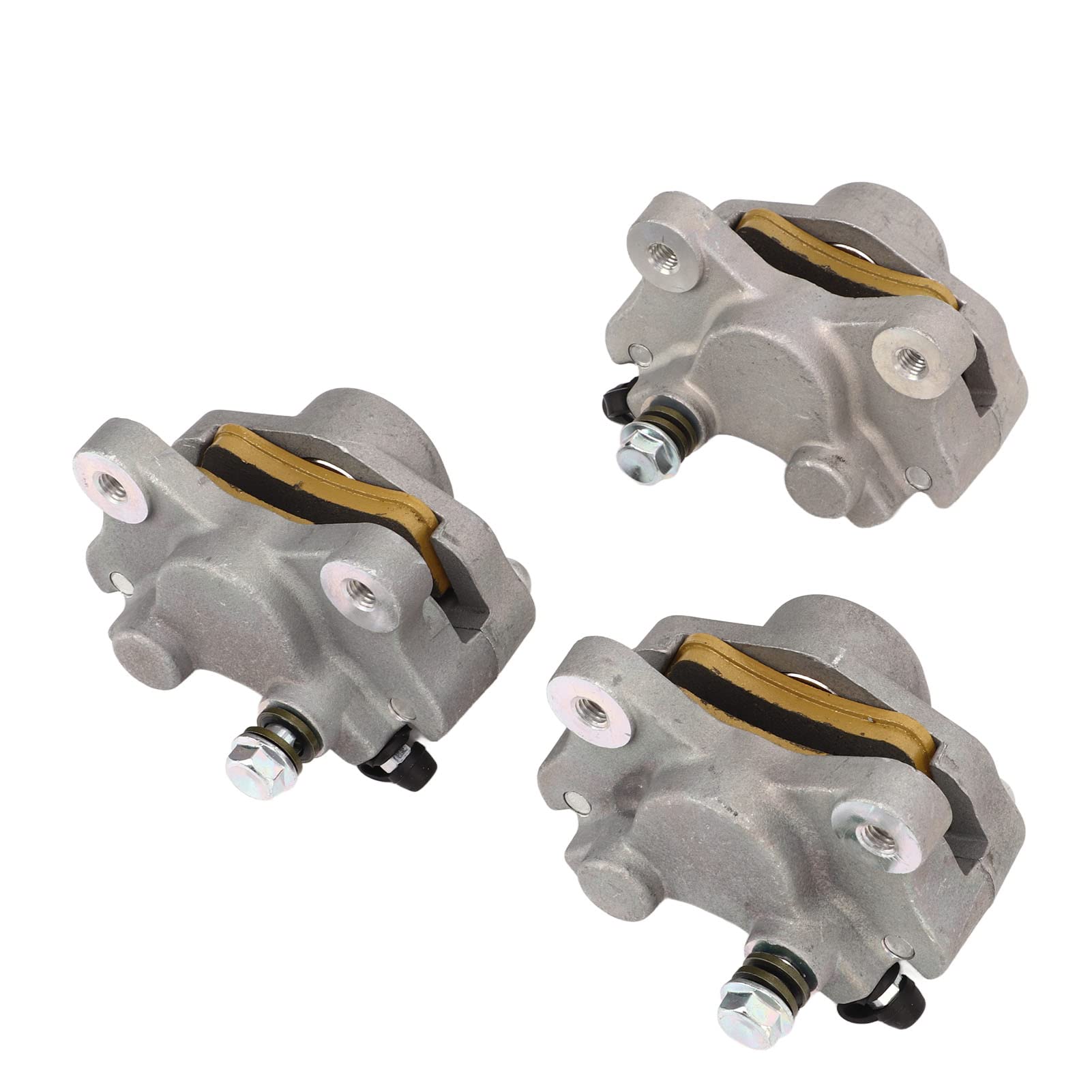 3PCS Brake Calipers 0402 010 Front Rear Strong Power Replacement for Arctic Cat ATV 250 300 375 400 454 500