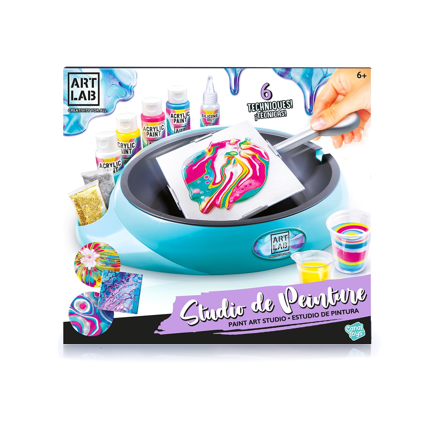 Canal Toys - Art Lab - Estudio de Pintura Pouring en Acrílico - ART 010