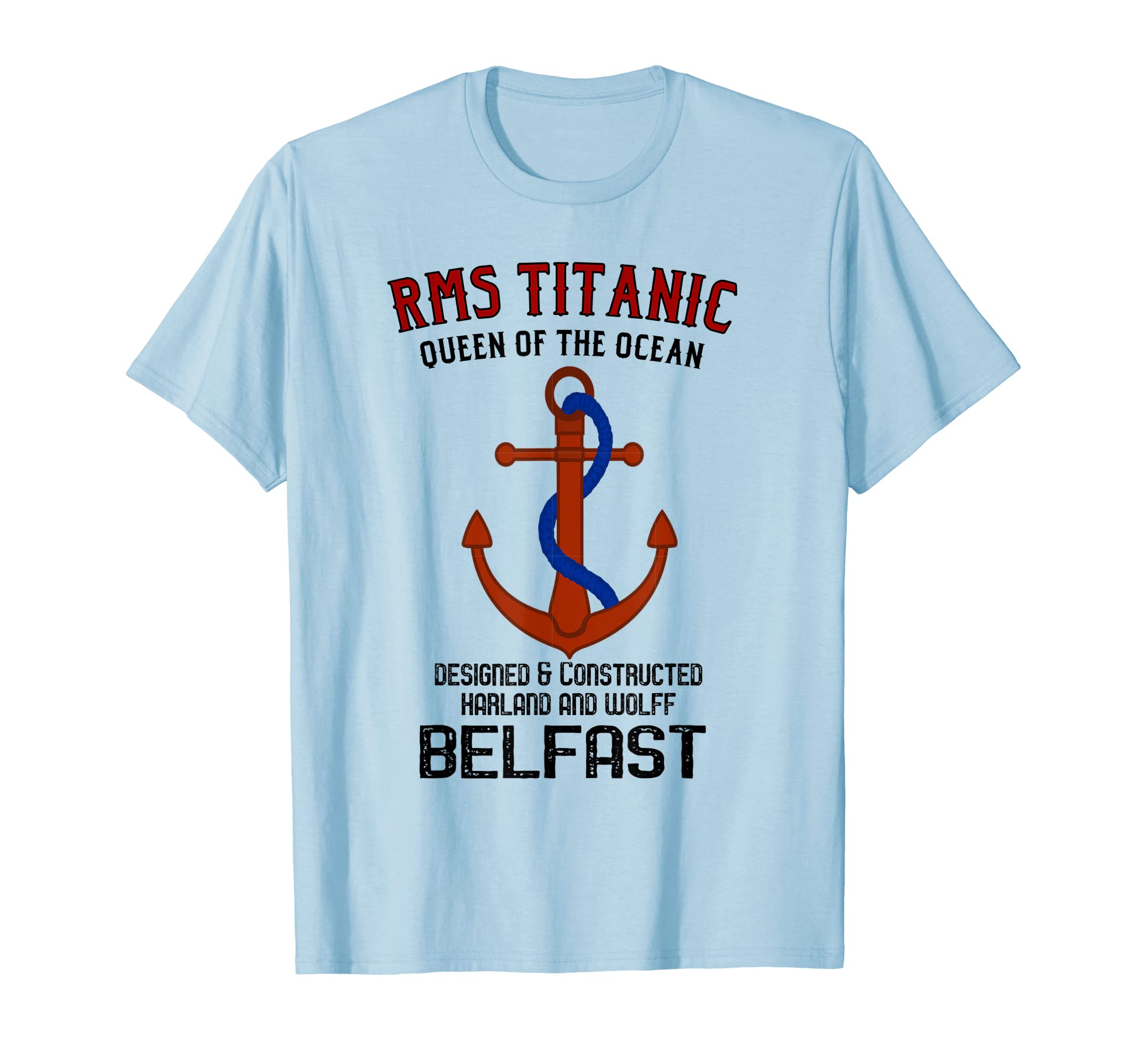 Titanic Gift T ShirtTitanic Cruise Ship Queen Of Ocean Belfast Boys Girls Shirt T-Shirt