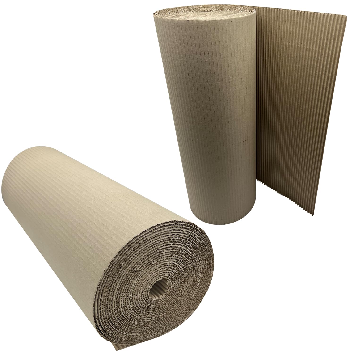 Schott Packaging Brown 600Mm X 5M Corrugated Cardboard Paper Roll - 5 Metres