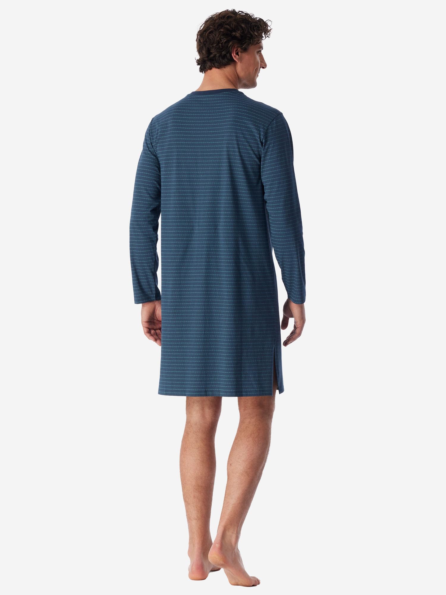 Schiesser Herren Nachthemd Comfort Essentials Schlafshirt bequem Nachtkleid