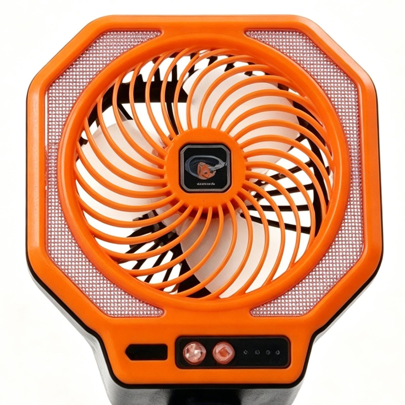 Ventilatore Da Campeggio Per Tende 3 Velocità, Flusso D'Aria Silenzioso | Con Clip E Lanterna LED, Batteria Ricaricabile, Ventola Da Campeggio Per Esterni Per Scrivania Blackout Esterno Spiaggia C