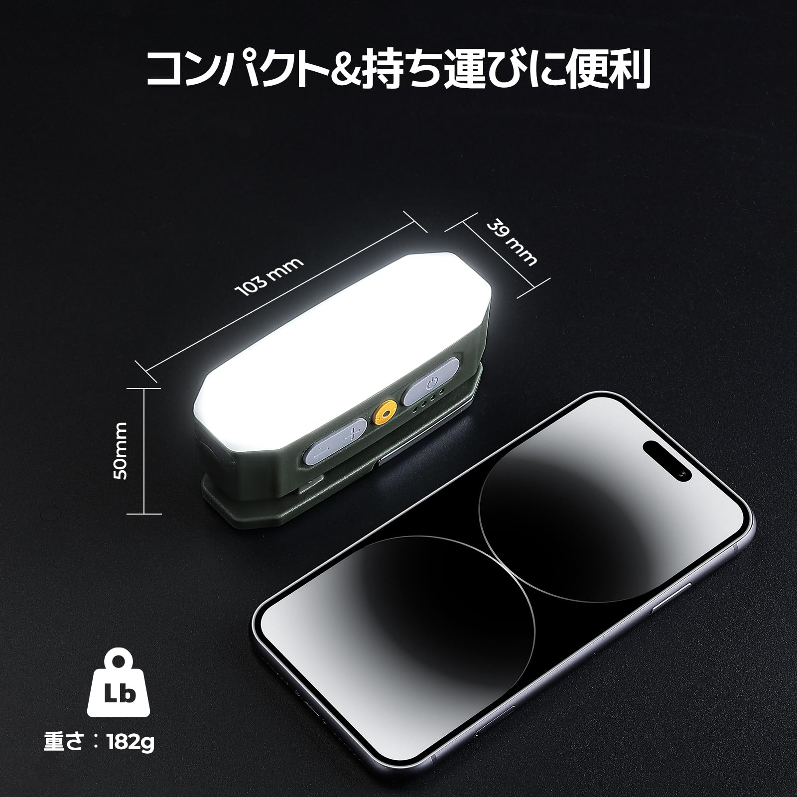 Amazon.co.jp: BougeRV LEDランタン 充電式 人感センサーライト 380LM