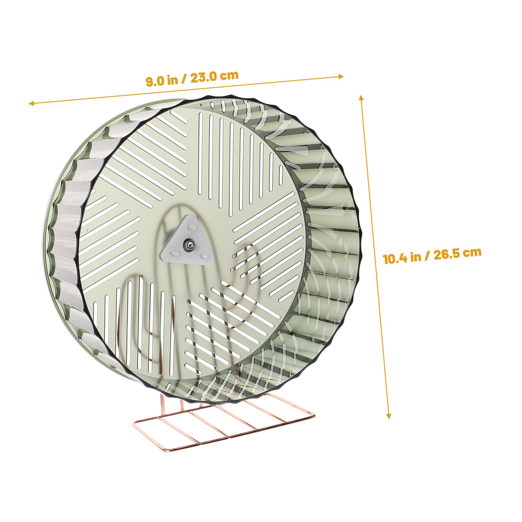 GALPADA Silent Hamster Wheel with Stable Base for Chinchillas and Pets Exercise for Hamsters Hedgehogs and Mice for Home and Pet Shops