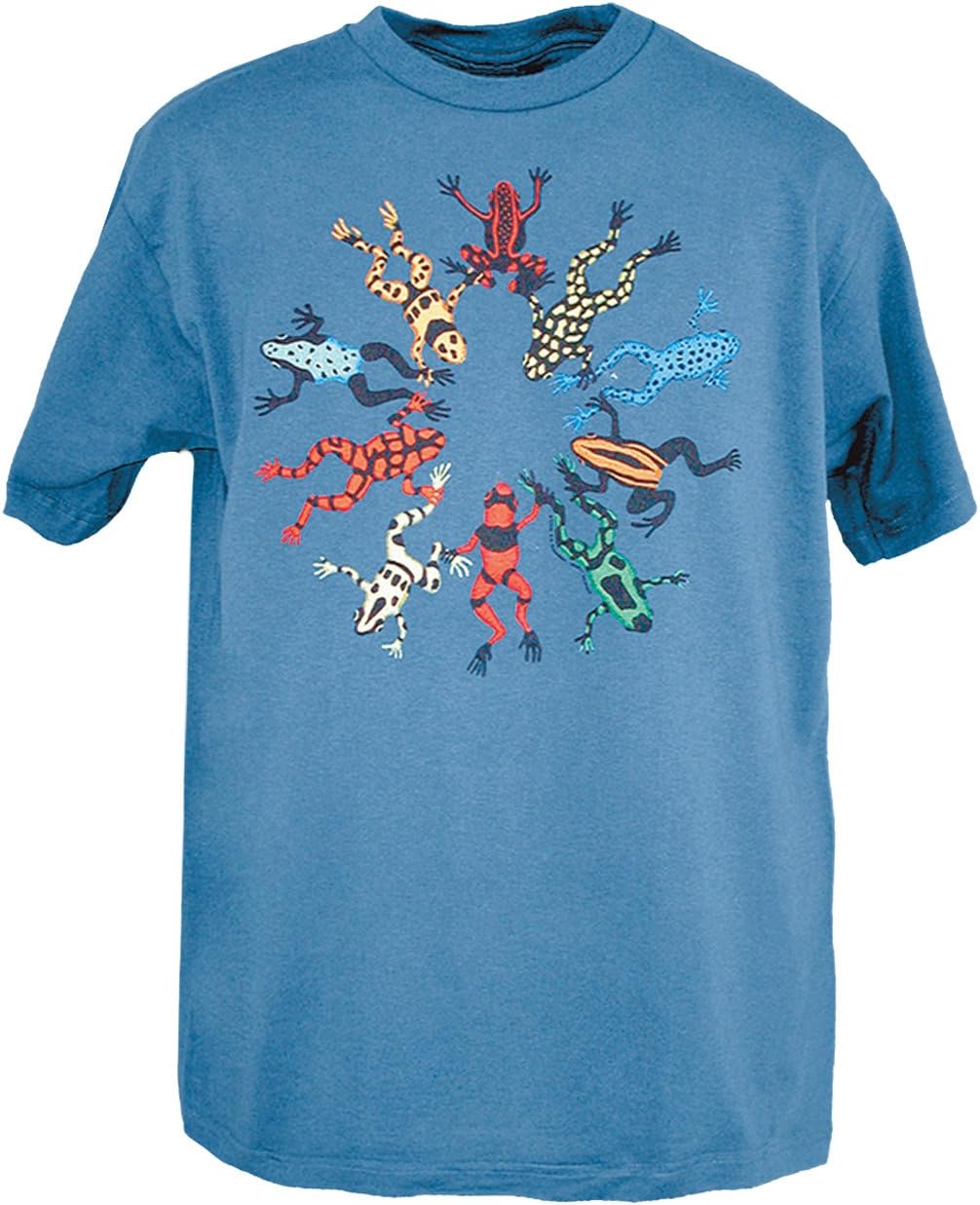 Liberty Graphics Men's Poison Dart Frogs T-Shirt XX-Large Indigo
