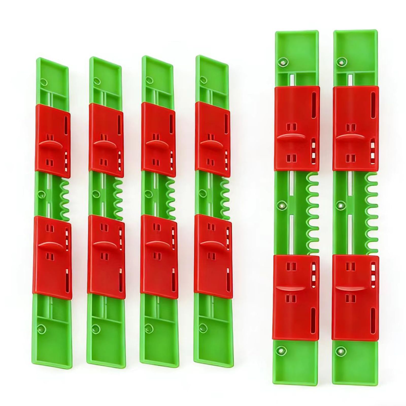 6 Pack Sliding Beehive Entrance Reducer Red