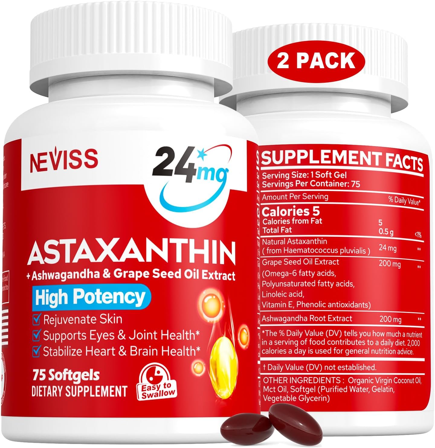 10 Bottles DHA Super Antioxidant Supplement Gac Super