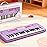 Keyboard Piano for Kids, BIGFUN 37 Keys Toddler Piano Multifunction Music Educational Instrument Toy, Electronic Kids Keyboard for 3-7 Year Old Girls and Boys (Purple)