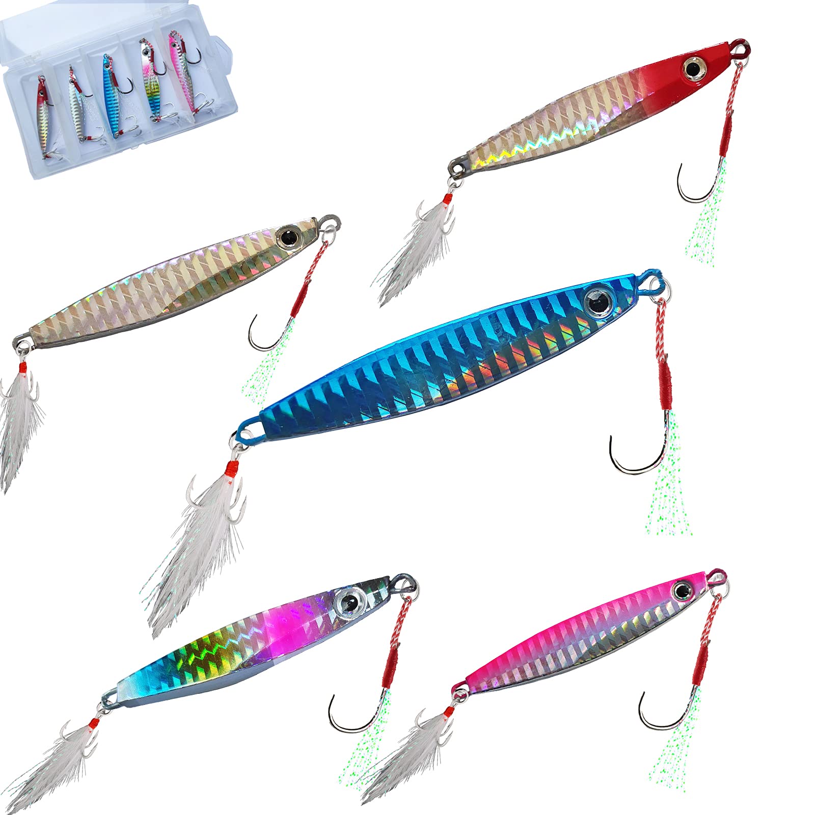 Amazon | ARAGONT 青物 海釣り ルアー セット メタルジグセット