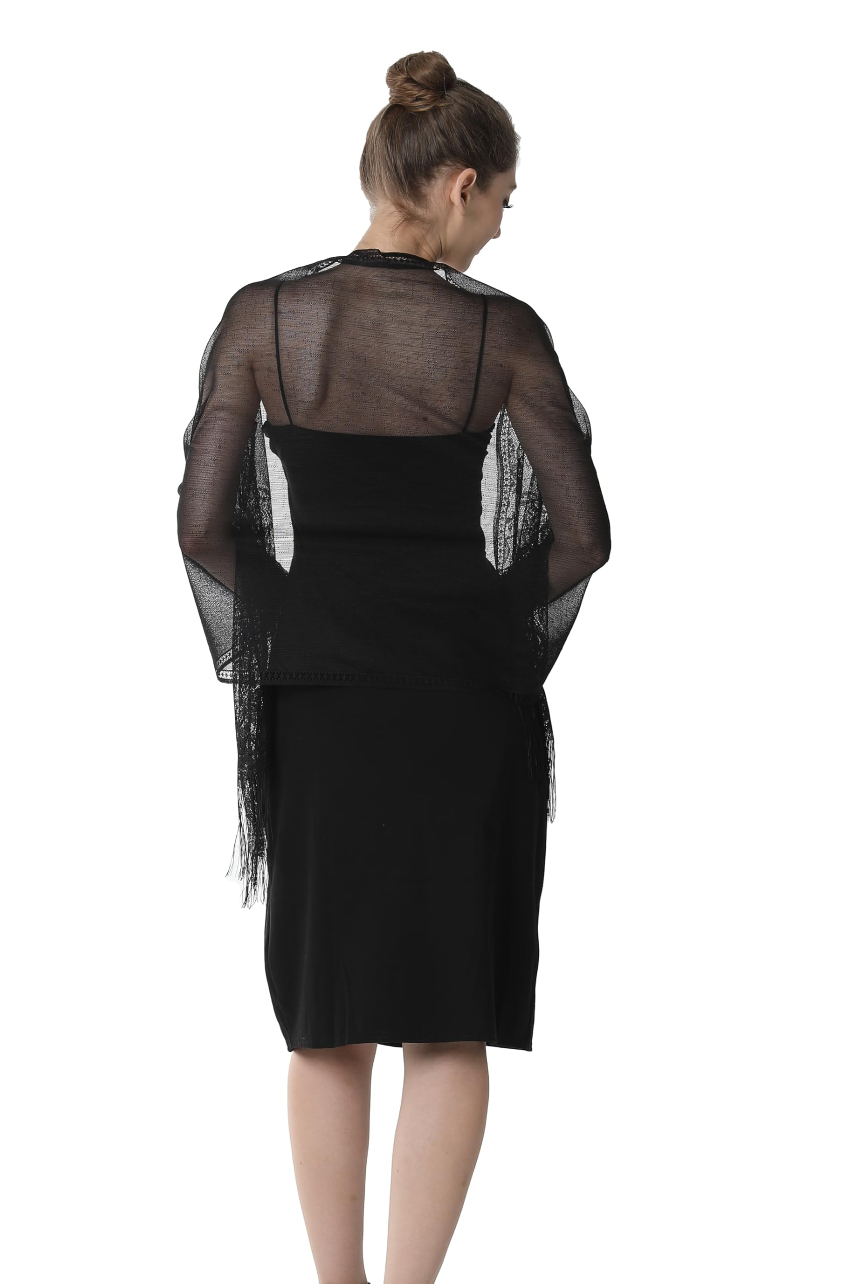 Shawls and Wraps for Evening Dresses Lace Scarfs for Women Pashmina Wedding Formal Shawl