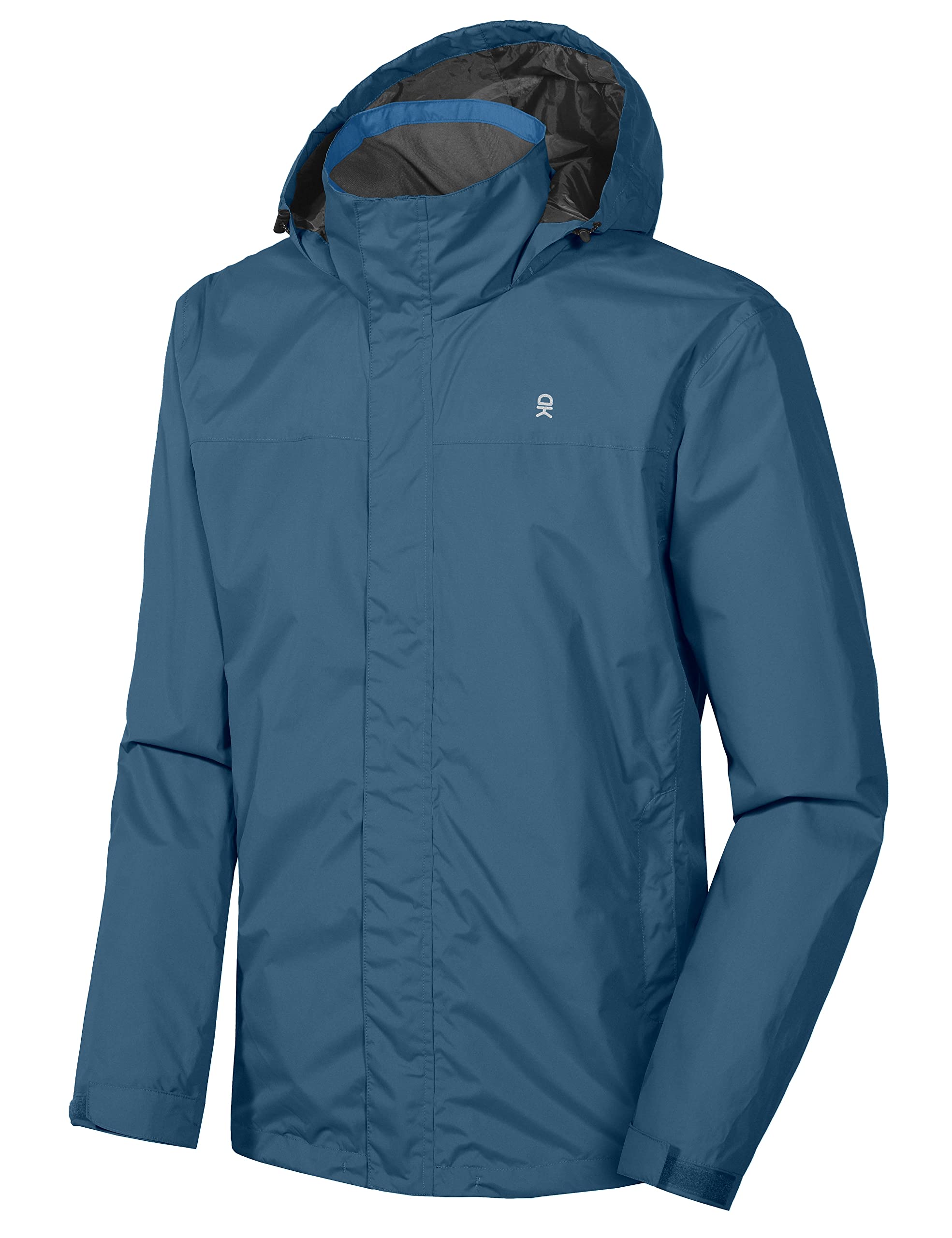 Little Donkey Andy Mens Waterproof Rain Jacket Outdoor Lightweight Rain Shell Coat for Hiking Golf Travel