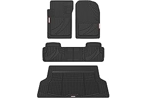 Motor Trend FlexTough Advanced Rubber Floor Mats