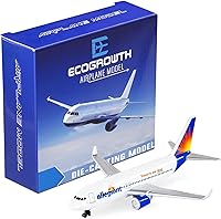 Vista 1 de EcoGrowth Modelo aviones Allegiant modelo avión avión avión modelo avión avión modelo para colección y regalos