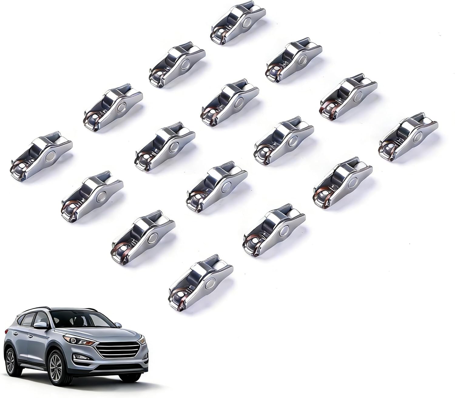 24551-2E001 245512E001 Engine Rocker Arm Kit for Hyundai Kona Tucson Veloster Sonata Elantra (GT) Kia Forte Seltos Soul Optima 1.8L 2.0L