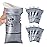 Moodooy Disposable Emergency Urinal Bag, 8 Pack Portable Camping Pee Bags, Travel Pee Bags, Traffic Jam Emergency Portable Urine Bag, Vomit Bags, for Men Women Kids Patient