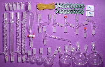 Glassware,TOP Advanced Organic Chemistry Lab Glassware Kit 24/40,lab Glassware kit 24/40