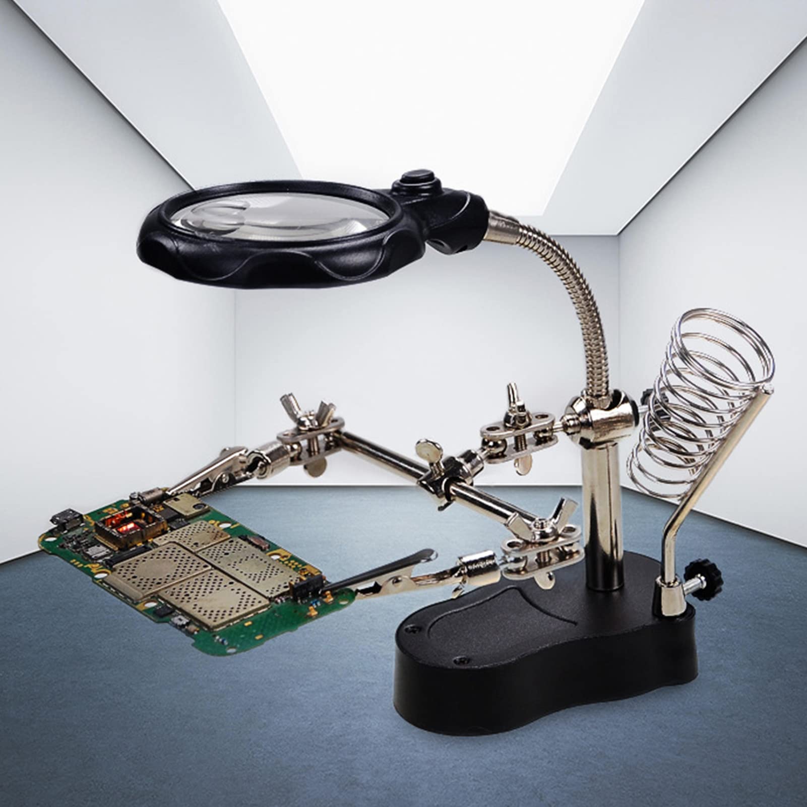 Terza Mano Saldatura, Accessori Modellismo, Strumento Di Supporto Per - 9
