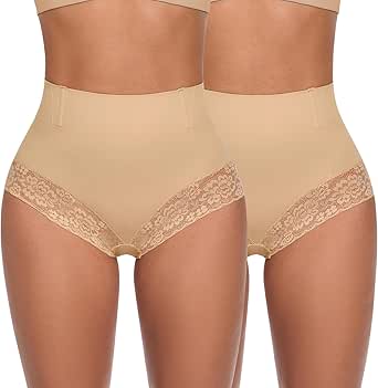 Bauchweg Unterhose Damen Miederslips Spitze String Slips Shapewear Body Shaper Miederhose Formende Unterwäsche Schöner Slip Bauchwegunterhose