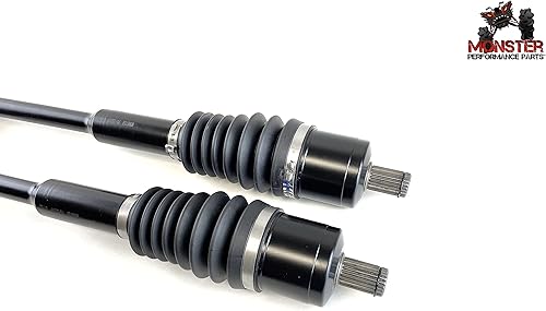Miniatura 3 de Monster XP Series Ejes CV delanteros para Polaris 1333263, izquierdo y derecho, RZR S 900 1000, RZR 4 900, General 1000, telescópico, construido