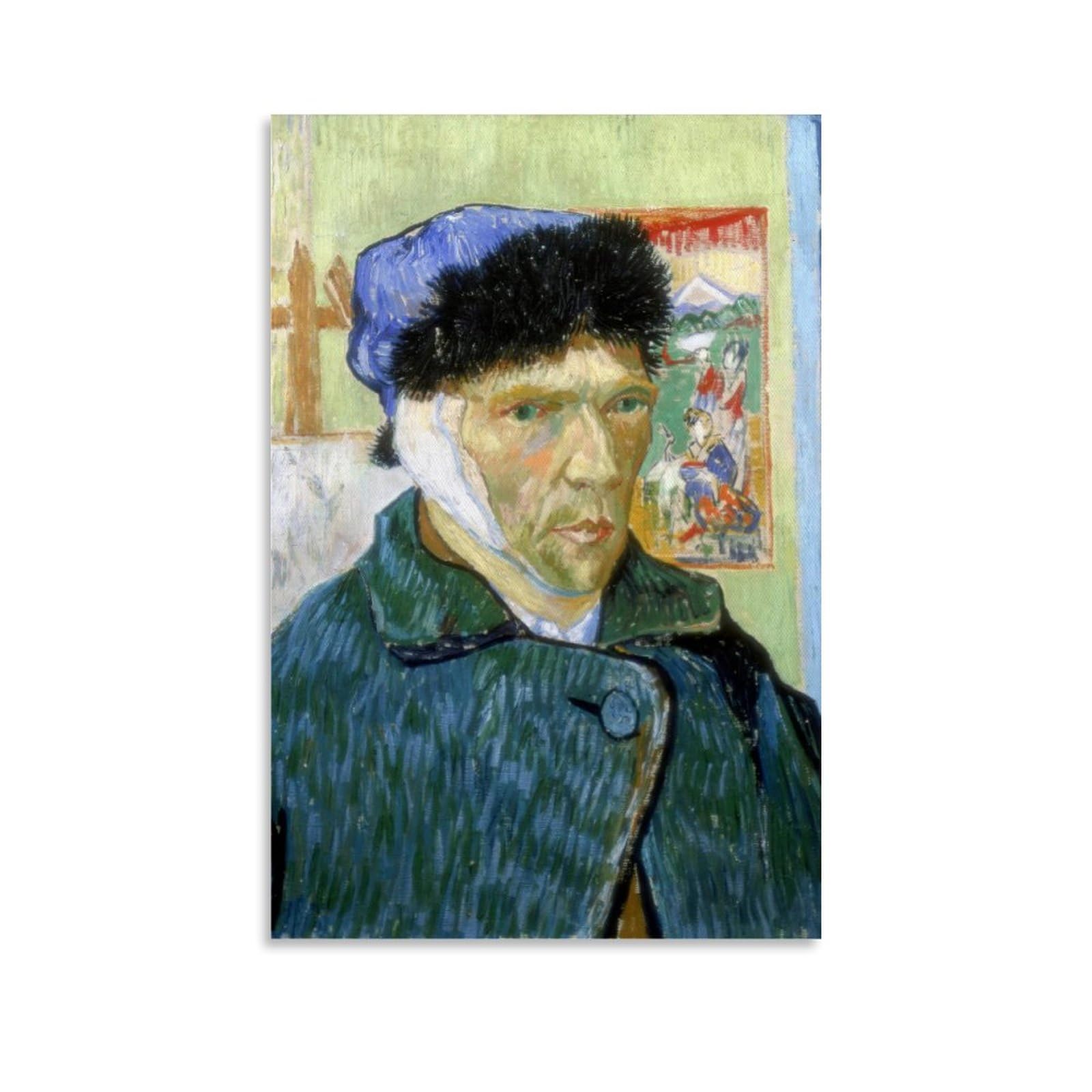 Amazon｜Vincent Van Goghフィンセント・ファン・ゴッホ「自画像（耳に 
