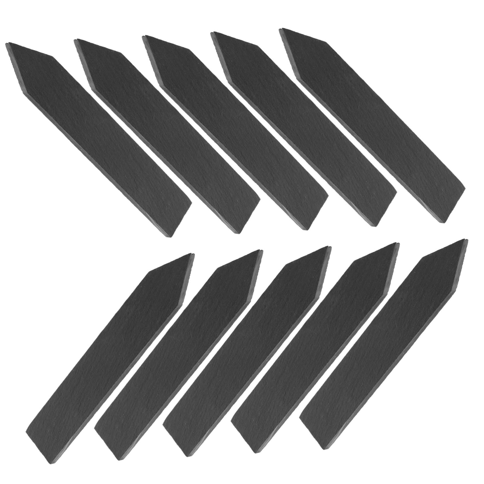 ibasenice 2 Ensembles Étiquettes Ardoise Pour Plantes Marqueurs Durables Pour Jardin Et Semis Faciles À Écrire Et Insérer 10 Pièces * 2
