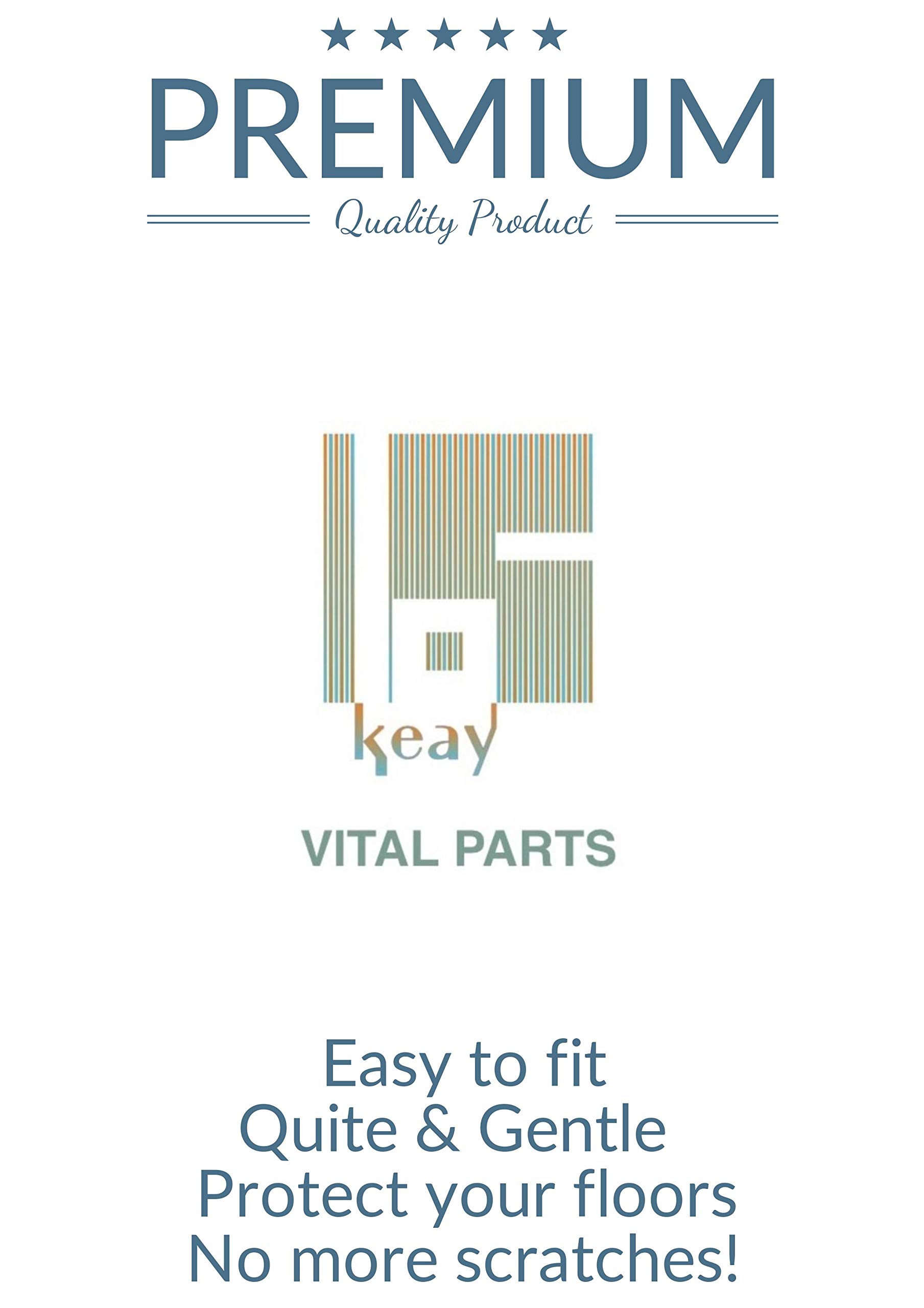 Keay Vital Parts Nail-in Metal Furniture Glides - Nickel Plated Steel Feet For Carpet, 13-35mm