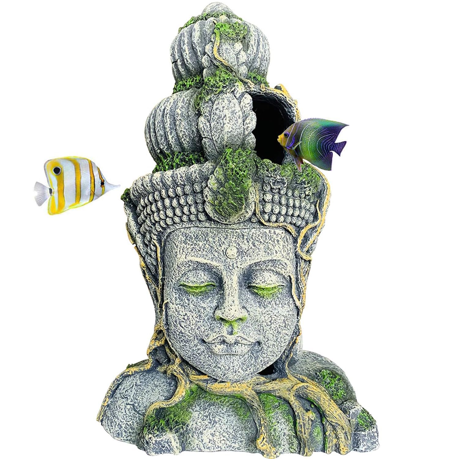 Mistletoe Natural Aquarium Buddha Statue Decoration for Cave for Large Fish Tank ONLY for Above 2ft Tank Decor (B0CYQ6FGYM) Amazon Price History, Amazon Price Tracker
