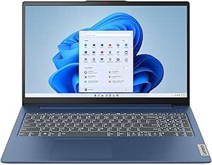 Lenovo IdeaPad Slim 3 Gen 8 - Ordenador Portátil 15.6" FHD (Intel Core i7-13620H,16GB RAM, 1TB SSD, Intel UHD Graphics, Wi-Fi 6,Windows 11 Home) Teclado QWERTY Español, Color Azul Abismo