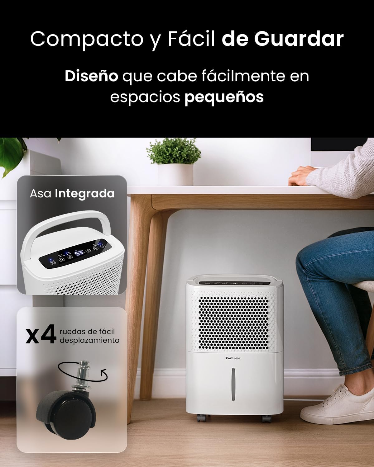 Infografía - Deshumidificador WiFi inteligente de ahorro energético