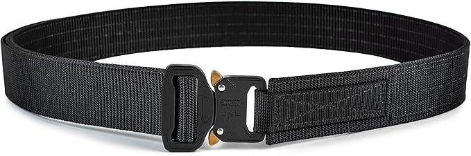 WOLF TACTICAL Heavy Duty Hybrid Quick-Release EDC Belt - 2-Ply 1.5 CCW Gun Belt