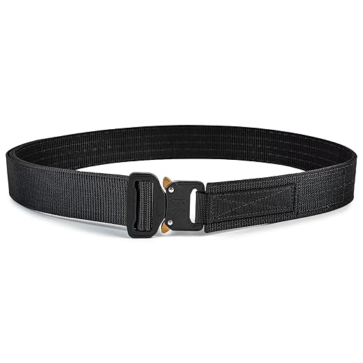 WOLF TACTICAL Heavy Duty Hybrid Quick-Release EDC Belt - 2-Ply 1.5” CCW Gun Belt