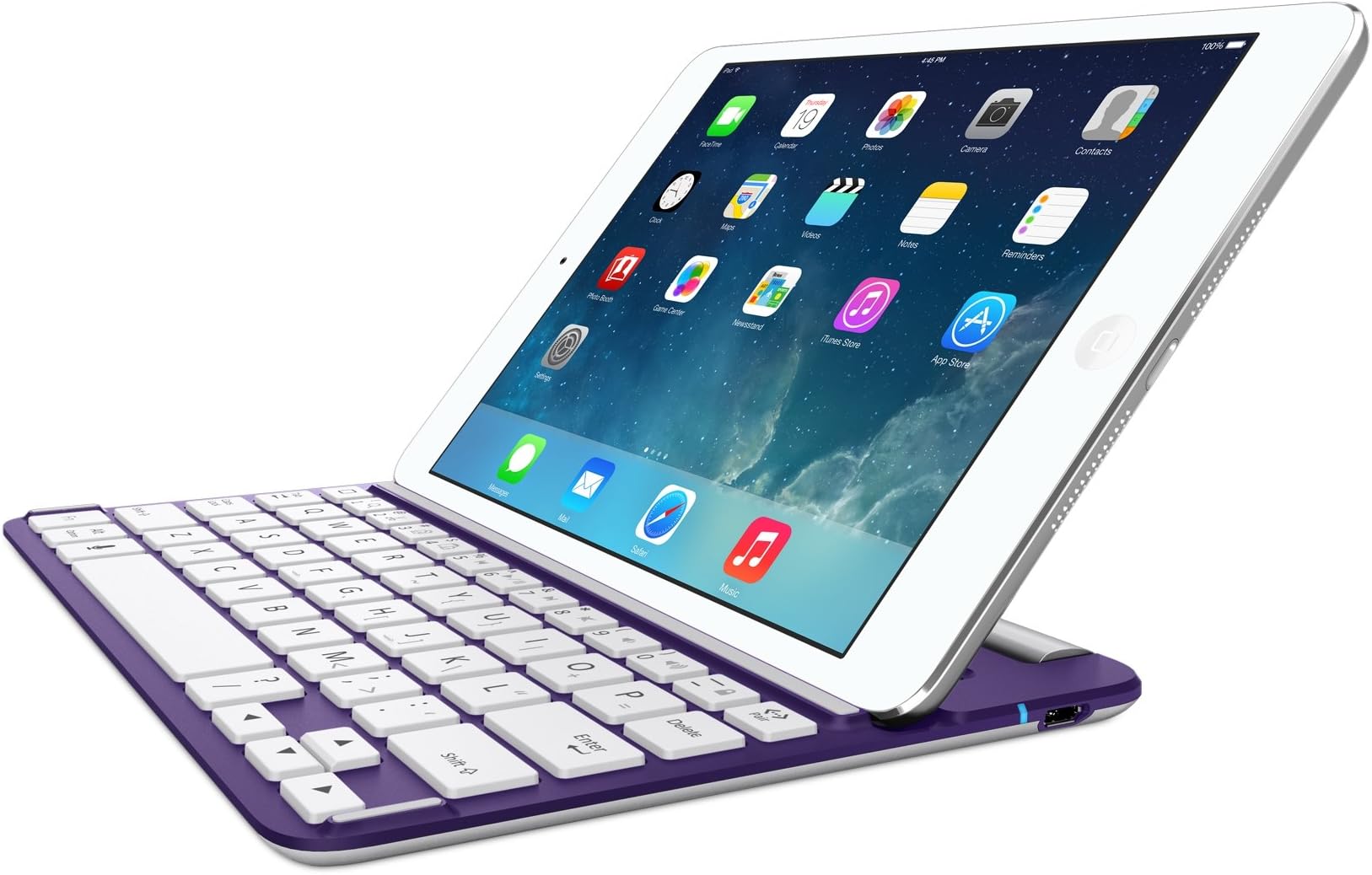 Belkin QODE FastFit Bluetooth Wireless Keyboard Case for iPad mini 3, iPad mini 2 with Retina Display and iPad mini (Purple)