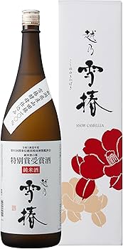 Amazon.co.jp: 越乃雪椿 特別賞受賞酒 純米酒 1.8L【第95回関東信越