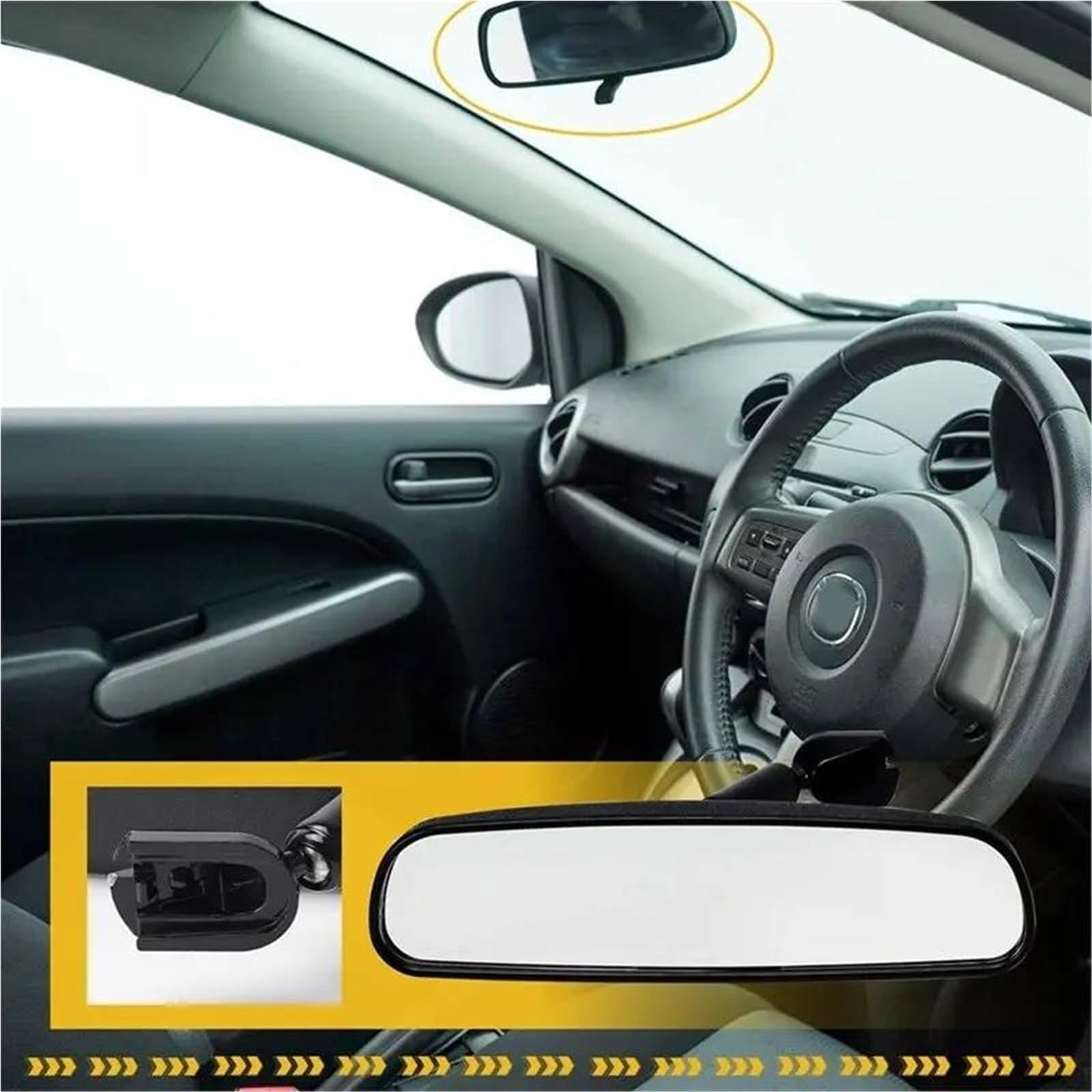 Rétroviseur intérieur Rétroviseur Intérieur Pour Mazda 2 3 5 CX-7 CX-9 Pour Vitesse 6 MX-5 RX-8 Pour Miata AT78-Car B37F-69-220A B37F-69-220B B37F-69-220C Miroir intérieur Voitures