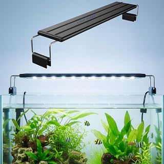 VAYINATO® Plastic (LY-30S Fit for 30-40Cm Tank) Aquarium LED Light (Blue+White) Corded Electric Single Color Mode LED Ligh... Price In India