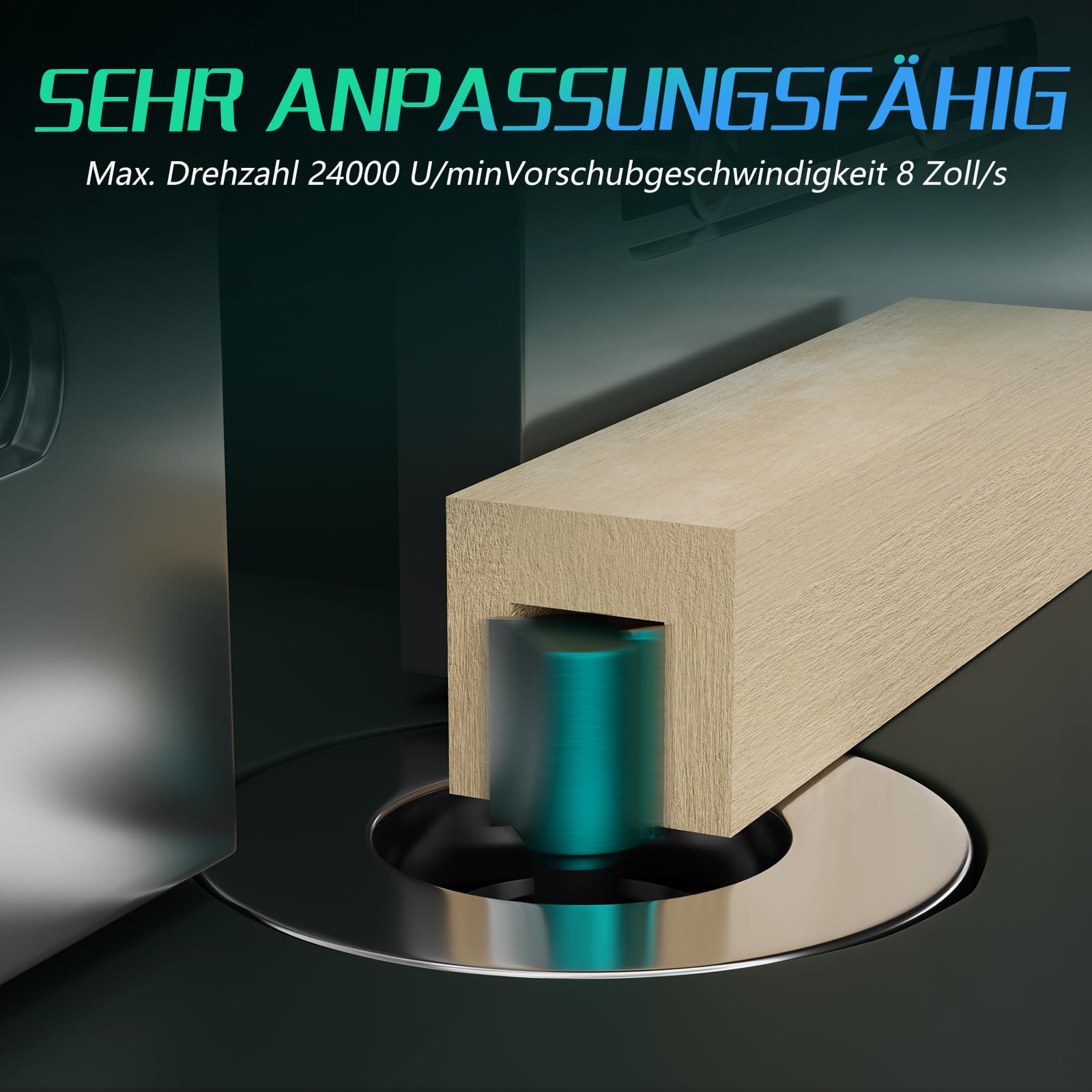 CSOOM 12-delige 8 mm schacht, professionele freesset voor houtbewerking, met hardmetalen trimmers, houtbewerkingsgereedschap