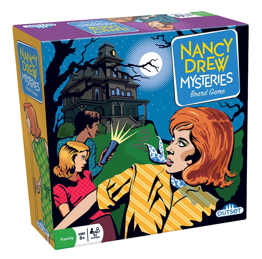 Nancy Drew Mysteries Board Game - A Game of Deductive Reasoning for 3 to 6 Players Ages 8 and up