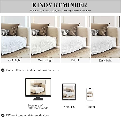 Miniatura 8 de uxcell Mantas de franela de forro polar, manta de microfibra suave y cálida, malla de felpa mullida de 330GSM, ligeras, decorativas, sólidas, para